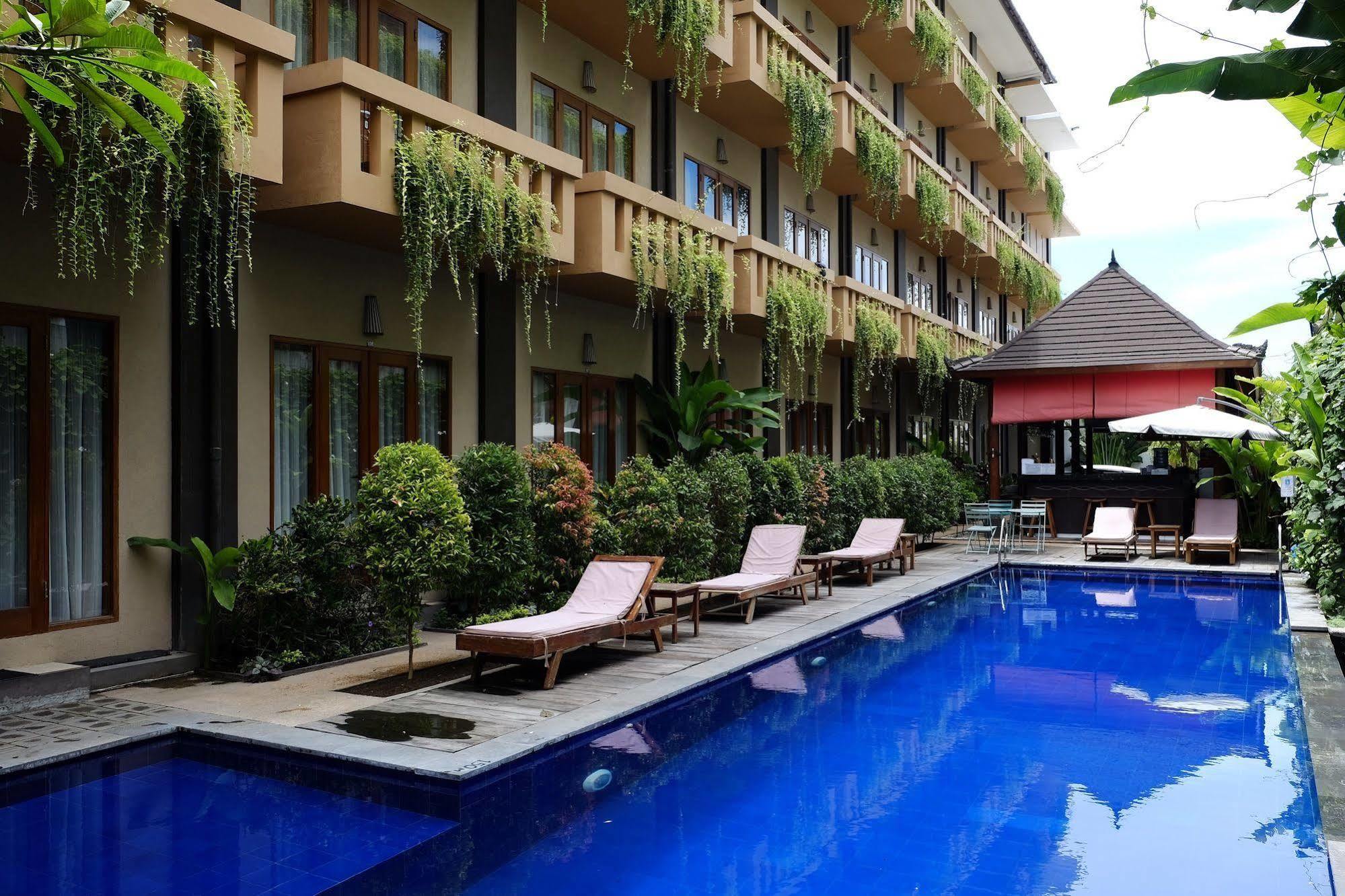 巴厘岛勒吉安茶屋酒店 外观 照片